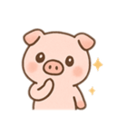 かわいいぶたのゆるふわスタンプ文字なし（個別スタンプ：24）