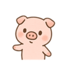 かわいいぶたのゆるふわスタンプ文字なし（個別スタンプ：27）