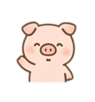 かわいいぶたのゆるふわスタンプ文字なし（個別スタンプ：28）