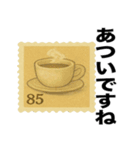 切手風の挨拶スタンプ（個別スタンプ：31）