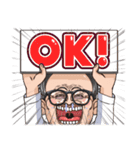 お疲れ眼鏡（個別スタンプ：7）