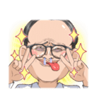 お疲れ眼鏡（個別スタンプ：10）