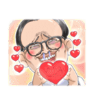 お疲れ眼鏡（個別スタンプ：17）