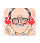 お疲れ眼鏡（個別スタンプ：18）
