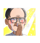 お疲れ眼鏡（個別スタンプ：21）