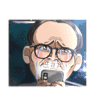 お疲れ眼鏡（個別スタンプ：22）