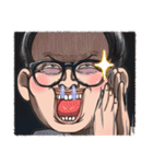 お疲れ眼鏡（個別スタンプ：40）