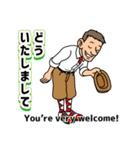 ヒッコリー・スコットのゴルフステッカー（個別スタンプ：36）