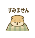 ぬくぬくこたつ柴犬さんの冬だより（個別スタンプ：5）