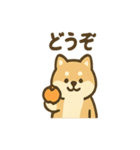 ぬくぬくこたつ柴犬さんの冬だより（個別スタンプ：11）