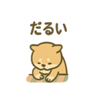 ぬくぬくこたつ柴犬さんの冬だより（個別スタンプ：28）