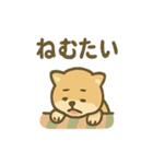 ぬくぬくこたつ柴犬さんの冬だより（個別スタンプ：34）