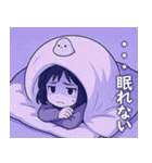 女の子と小鳥 オカルト・怪現象（個別スタンプ：11）