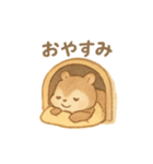 もこもこリスの冬準備（個別スタンプ：21）