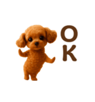 踊る♡トイプー（個別スタンプ：5）