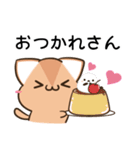 播州弁のアビシニアンとシマエナガ（個別スタンプ：11）