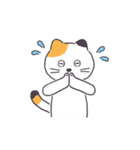 普通の三毛猫（個別スタンプ：22）