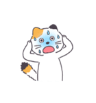 普通の三毛猫（個別スタンプ：24）