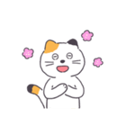 普通の三毛猫（個別スタンプ：28）