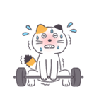 普通の三毛猫（個別スタンプ：40）