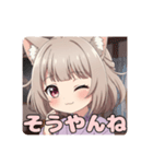 はんなりと筋トレみなみセット（個別スタンプ：6）