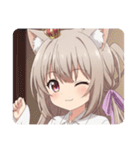 紫リボンとボクシングセット（個別スタンプ：28）