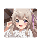 紫リボンとボクシングセット（個別スタンプ：31）