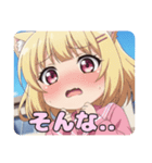 ピンク制服はちみとみなみありさ（個別スタンプ：8）