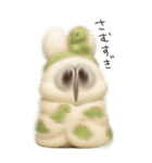 可愛すぎる冬3D太っちょうさぎ（個別スタンプ：11）