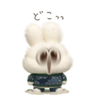 可愛すぎる冬3D太っちょうさぎ（個別スタンプ：19）
