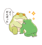 繁忙期カエル（個別スタンプ：13）