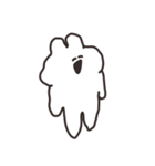 リアクションするうさちゃん 文字なしver（個別スタンプ：1）