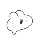 リアクションするうさちゃん 文字なしver（個別スタンプ：2）