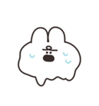 リアクションするうさちゃん 文字なしver（個別スタンプ：4）