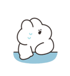 リアクションするうさちゃん 文字なしver（個別スタンプ：6）