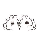 リアクションするうさちゃん 文字なしver（個別スタンプ：8）