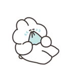 リアクションするうさちゃん 文字なしver（個別スタンプ：11）