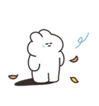 リアクションするうさちゃん 文字なしver（個別スタンプ：12）