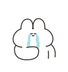 リアクションするうさちゃん 文字なしver（個別スタンプ：17）