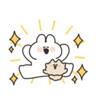 リアクションするうさちゃん 文字なしver（個別スタンプ：22）