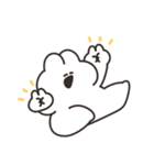 リアクションするうさちゃん 文字なしver（個別スタンプ：24）