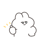 リアクションするうさちゃん 文字なしver（個別スタンプ：25）