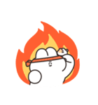 リアクションするうさちゃん 文字なしver（個別スタンプ：32）
