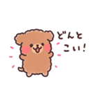 ふわもこトイプードル おおらかにいこう（個別スタンプ：24）