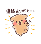 ふわもこトイプードル おおらかにいこう（個別スタンプ：36）