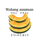 国産かぼちゃ 【タガログ語】（個別スタンプ：9）