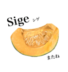 国産かぼちゃ 【タガログ語】（個別スタンプ：10）