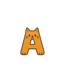 ニャルファベット（個別スタンプ：1）