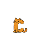 ニャルファベット（個別スタンプ：3）