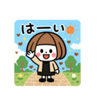 ちょっとおしゃれなミニキャラ【秋】（個別スタンプ：9）